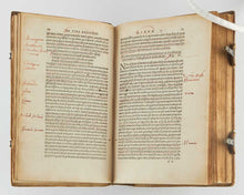 Load image into Gallery viewer, LACTANTIUS [Opera.] Divinarum institutionum libri VII. De ira Dei, liber I. De opificio Dei, liber I. Epitome in libros suos liber acephalos. Phoenix. Carmen de dominica resurrectione. Carmen de passione Domini.