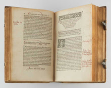 Load image into Gallery viewer, LACTANTIUS [Opera.] Divinarum institutionum libri VII. De ira Dei, liber I. De opificio Dei, liber I. Epitome in libros suos liber acephalos. Phoenix. Carmen de dominica resurrectione. Carmen de passione Domini.