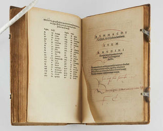 LACTANTIUS [Opera.] Divinarum institutionum libri VII. De ira Dei, liber I. De opificio Dei, liber I. Epitome in libros suos liber acephalos. Phoenix. Carmen de dominica resurrectione. Carmen de passione Domini.