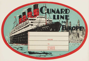 Cunard Line to Europe, Aquitania