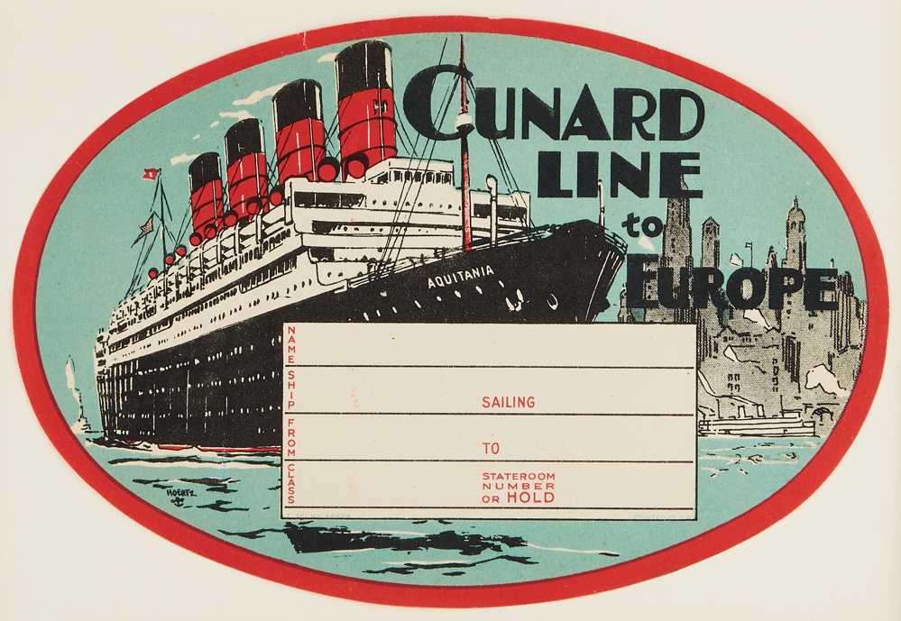 Cunard Line to Europe, Aquitania