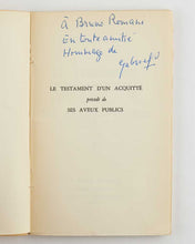 Load image into Gallery viewer, Le Testament d’un Acquitté: précédé de ses aveux publics [The Testament …