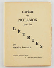 Load image into Gallery viewer, Sisteme de Notasion pour les Lètries