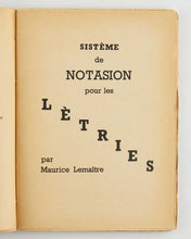 Load image into Gallery viewer, Sisteme de Notasion pour les Lètries