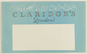 Claridge's, London