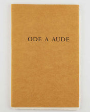 Load image into Gallery viewer, SPACAGNA, Jacques; Robert ALTMANN ( illustrator ). . Ode Á Aude.Ode Á Aude.