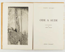 Load image into Gallery viewer, SPACAGNA, Jacques; Robert ALTMANN ( illustrator ). . Ode Á Aude.Ode Á Aude.