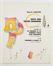 Load image into Gallery viewer, Notes sur Votre Bonheur