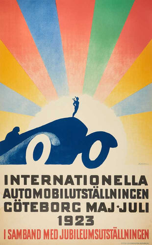 Internationella Automobilutställning Göteborg 1923 Sweden