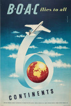 Load image into Gallery viewer, PICK, Beverley (1916-1996). BOAC Flies to all 6 Continents.