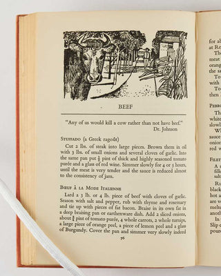 DAVID, Elizabeth; John MINTON ( illustrator ). A Book of Mediterranean Food
