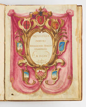 Load image into Gallery viewer, [UNIVERSITY OF BOLOGNA.] Privilegia Domini Bernardini Maggii Luganensis [Diploma in Arts and Medicine Issued to Bernardino Maggi of Lugano, 9 February 1607].
