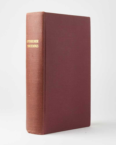 In the Matter of J. Robert Oppenheimer. Transcript of hearing before …