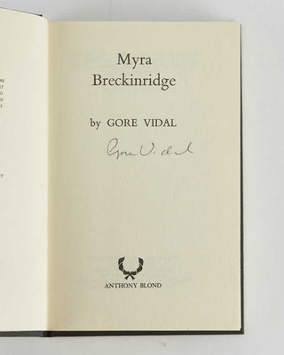 VIDAL, Gore. Myra Breckinridge.