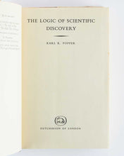 Load image into Gallery viewer, The Logic of Scientific Discovery