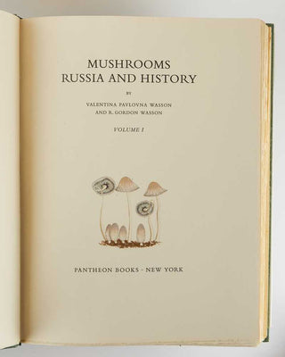 WASSON, Valentina Pavlovna; R. Gordon WASSON. Mushrooms, Russia and History. [[bmid:2123906a]]