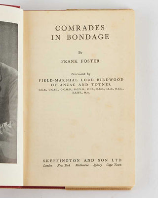 FOSTER, Frank. Comrades in Bondage.