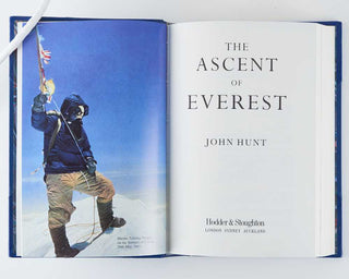 HUNT, John. The Ascent of Everest.