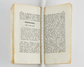 [METASTASIO, Pietro, and Alessandro BARBOSI ( translator ).] Avviso strasordinario de una cummedia de tre atti che se chiama gnente de meno che la Didona der Metastazzio gran poeta romano.
