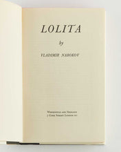 Load image into Gallery viewer, NABOKOV, Vladimir. Lolita.