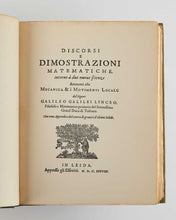 Load image into Gallery viewer, GALILEI, Galileo; Henry CREW and Alfonso DE SALVIO ( translators ). Dialogues concerning Two New Sciences …Translated from the Italian and Latin into English … with an introduction by Antonio Favaro of the University of Padua.