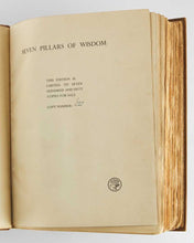 Load image into Gallery viewer, LAWRENCE, T.E. Seven Pillars of Wisdom a triumph.