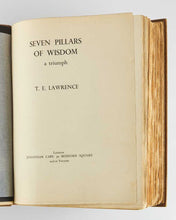 Load image into Gallery viewer, LAWRENCE, T.E. Seven Pillars of Wisdom a triumph.