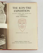 Load image into Gallery viewer, HEYERDAHL, Thor. The Kon-Tiki Expedition. By Raft Across the South Seas, translated by F.H. Lyon.