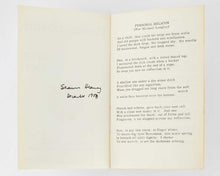Load image into Gallery viewer, HEANEY, Seamus. Eleven Poems.