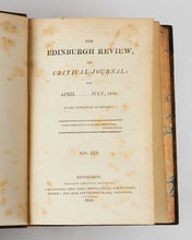 Load image into Gallery viewer, [LARDNER, Dionysius &amp; Charles BABBAGE]. Babbage's Calculating Engine [in vol CXX of The Edinburgh Review ].