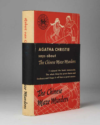 GULIK, Robert van ( author and illustrator ). The Chinese Maze Murders: A Chinese Detective Story Suggested by Three Original Ancient Chinese Plots.
