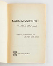 Load image into Gallery viewer, SOLANAS, Valerie. SCUM Manifesto.