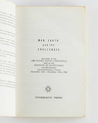 [BURROUGHS, William et al.] Man, Earth and the Challenges.