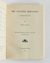 Load image into Gallery viewer, GULIK, Robert Van ( author and illustrator ). The Haunted Monastery: A Chinese Detective Story.