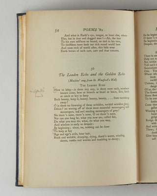 HOPKINS, Gerard Manley; Robert BRIDGES (editor); Charles WILLIAMS (introduction and appendices). Poems of Gerard Manley Hopkins. [[bmid:2124289d]]