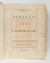 Load image into Gallery viewer, TERENCE Publii Terentii Afri comoediae.
