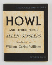 Load image into Gallery viewer, GINSBERG, Allen. Howl and other Poems.