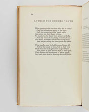 Load image into Gallery viewer, OWEN, Wilfred; Edmund Blunden ( editor ). The Poems of Wilfred Owen. A New Edition Including Many Pieces Now First Published, And Notices of his Life and Work.