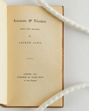 Load image into Gallery viewer, LANG, Andrew ( translator ). Aucassin and Nicolette.