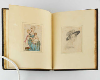 [FRIENDSHIP ALBUM.] Album of poetry, watercolour illustrations, and sketches.