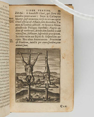 LIPSIUS, Justus. De cruce libri tres ad sacram profanamque historiam utiles: unà cum notis.