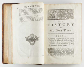 BURNET, Gilbert. Bishop Burnet's History Of His Own Time. Vol. I. From the Restoration of King Charles II to the Settlement of King William and Queen Mary at the Revolution: To Which is prefixed a summary Recapitulation of Affairs in Church and State fro… [[bmid:2124480b]]