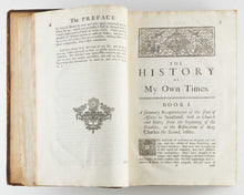Load image into Gallery viewer, BURNET, Gilbert. Bishop Burnet's History Of His Own Time. Vol. I. From the Restoration of King Charles II to the Settlement of King William and Queen Mary at the Revolution: To Which is prefixed a summary Recapitulation of Affairs in Church and State fro… [[bmid:2124480b]]