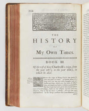Load image into Gallery viewer, BURNET, Gilbert. Bishop Burnet's History Of His Own Time. Vol. I. From the Restoration of King Charles II to the Settlement of King William and Queen Mary at the Revolution: To Which is prefixed a summary Recapitulation of Affairs in Church and State fro… [[bmid:2124480c]]