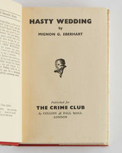 Load image into Gallery viewer, EBERHART, M. G. Hasty Wedding.