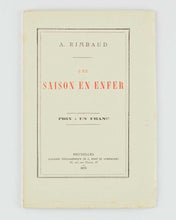 Load image into Gallery viewer, RIMBAUD, Arthur Une saison en enfer