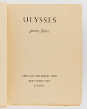 Load image into Gallery viewer, JOYCE, James. Ulysses.