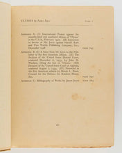 Load image into Gallery viewer, JOYCE, James. Ulysses.