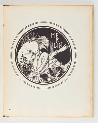 BEARDSLEY, Aubrey Reproductions of Eleven Designs Omitted from the First Edition of Le Morte Darthur … [ Half-title :] Morte Darthur Portfolio. [[bmid:2124716d]]