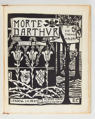 BEARDSLEY, Aubrey Reproductions of Eleven Designs Omitted from the First Edition of Le Morte Darthur … [ Half-title :] Morte Darthur Portfolio. [[bmid:2124716e]]